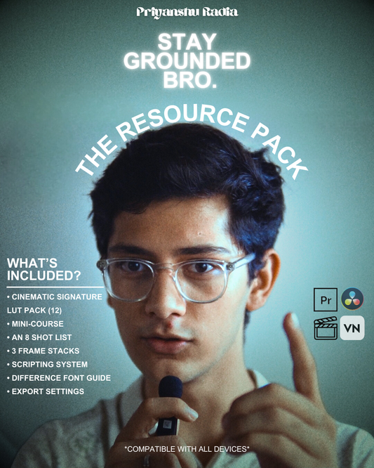 STAY GROUNDED BRO. - The Full Resource Pack